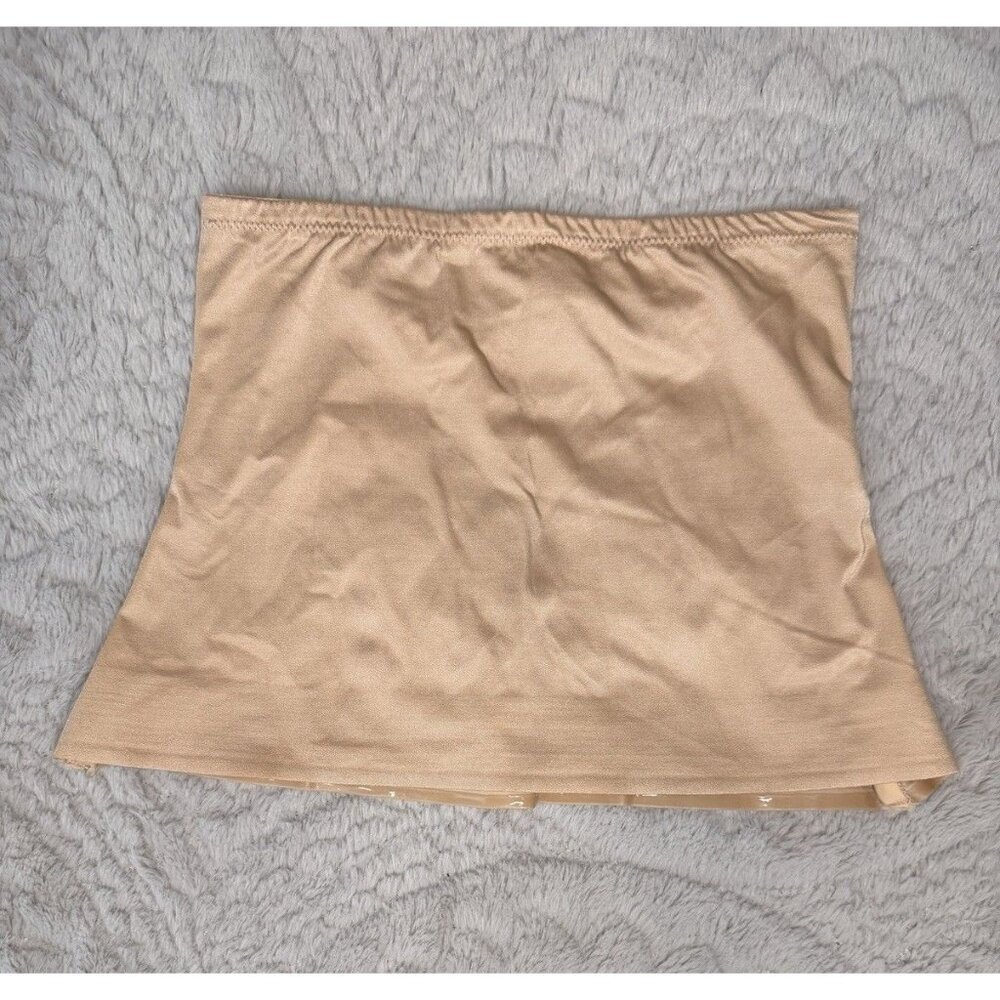 Soma Smooth Shaping Half Slip Skirt Nude Beige Size L Seamless Control Top NWOT